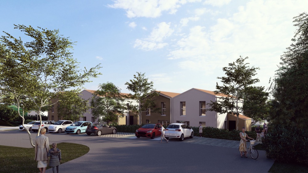 Les Jardins de Lausanne, rue de la Triaudière à Chauvigny, European Homes